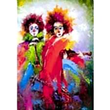 Dekoratif Palyaço Tablosu