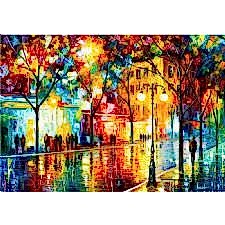 Dekoratif Şehir Tablosu