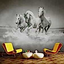 Beyaz Atlar Duvar Kağıdı
