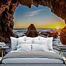 Mağara Günbatımı Duvar Kağıdı