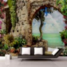 Denize Açılan Manzara Duvar Kağıdı