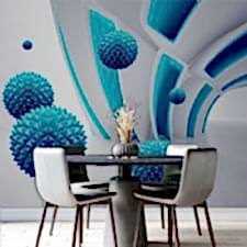 Modern Dalgalar Duvar Kağıdı