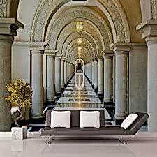 Modern Sutunlar Koridor Duvar Kağıdı