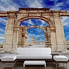 Tarihi Taş Sutunlar Duvar Kağıdı