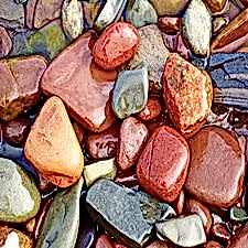 Parlak Çakıl Taşları Duvar Kağıdı