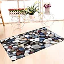 Renkli Taşlar Banyo Halısı