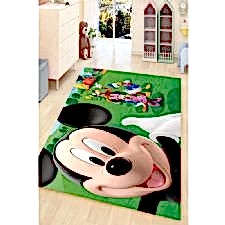 Mickey Family Dijital Baskılı Halı