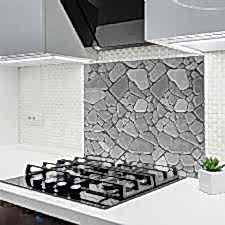 Gelişigüzel Taş Görümlü Ocak Arkası Koruyucu