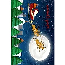 Noel Tasarımlı Dijital Baskılı Halı