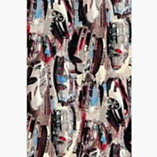 Spor Arabalar Çizimli Dijital Baskılı Halı