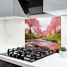 Doğa Manzara Ocak Arkası Koruyucu