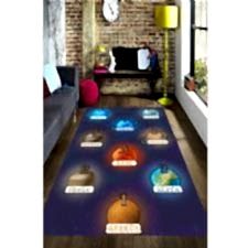 Öğretici Gezegenler Dijital Baskılı Halı