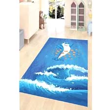 Sevinçli Balıklar Dijital Baskılı Halı