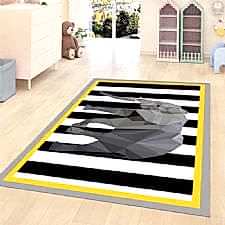 Cam Fil Desenli Dijital Baskılı Halı