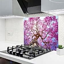 Yüce Pembe Ağaç Ocak Arkası Koruyucu