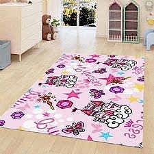 Şato Desenli Dijital Baskılı Halı