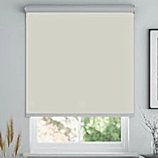 Açık Krem Düz Store Perde