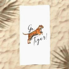 Go Tiger Dijital Baskılı Plaj Havlusu