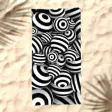 Eksen Geçişler Dijital Baskılı Plaj Havlusu