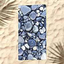 Çakıl Taşları Dijital Baskılı Plaj Havlusu