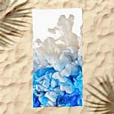 Renk Geçişli Dijital Baskılı Plaj Havlusu