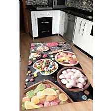 Tatlı Şekerlemeler Dijital Baskılı Halı