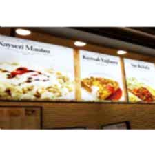 Restoran Duvar Panel Görselli Işıklı Light Box