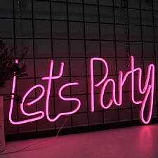 Lets Party Neon Led Aydınlatma