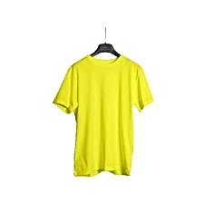 Promosyon Bisiklet Yaka Sarı Tişört