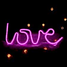 Love Yazılı Neon Led Aydınlatma