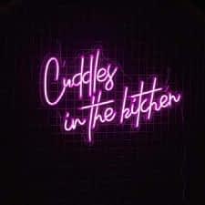 Cuddle in The Kitchen Neon Led Aydınlatma