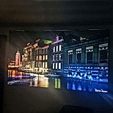 Karanlık Ortam Manzara Görselli Işıklı Light Box